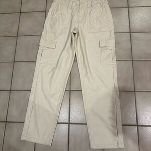 AE stretch vegan leather pants